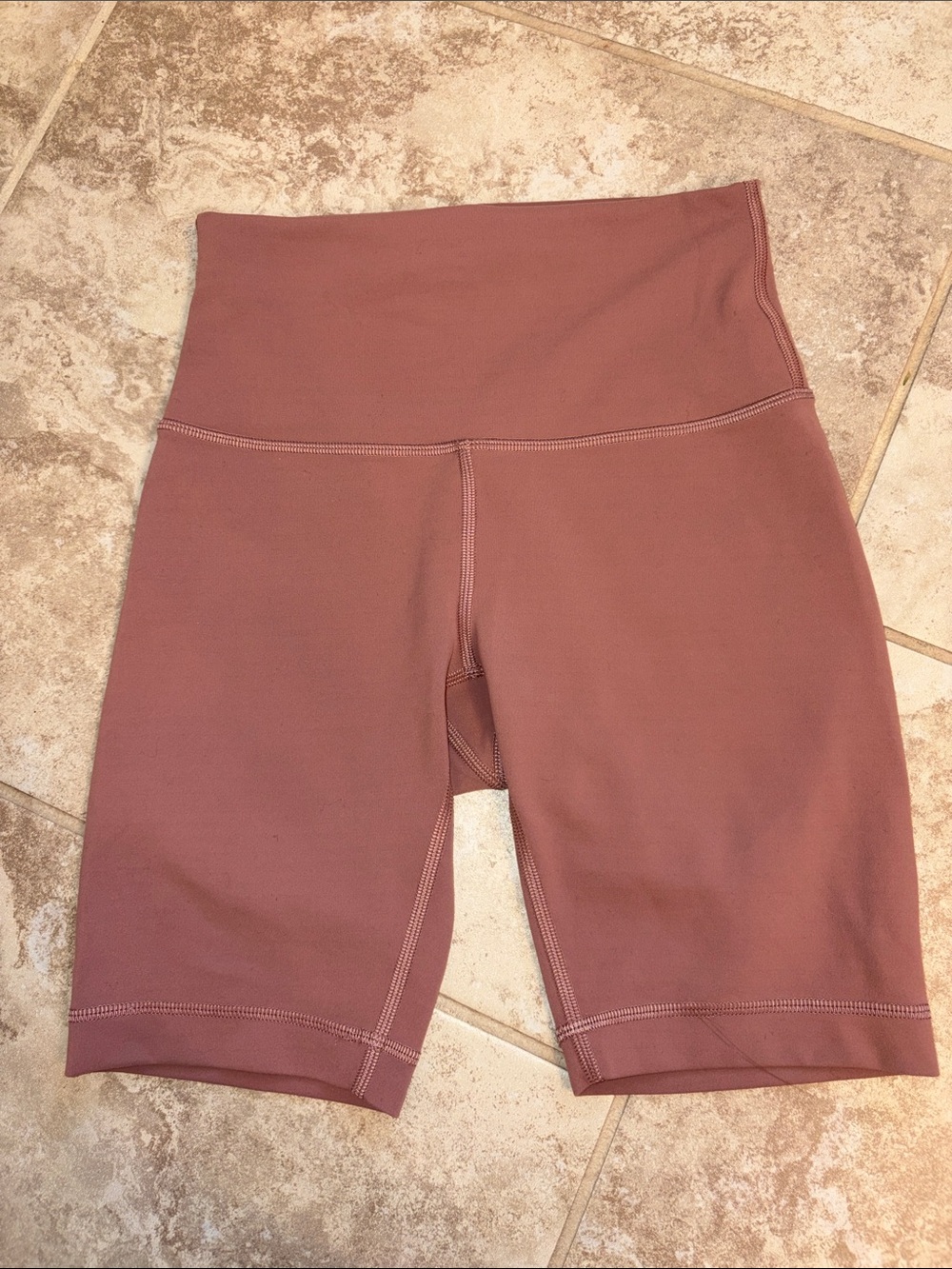 lululemon athletica High-Waist Bike Shorts in Dusty Rose